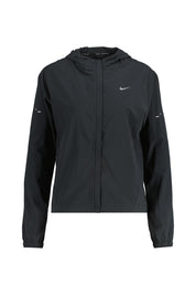 Trainingsjacke mit Kapuze - 010-BLACK/REFLECTIVE SILV - Schwarz
