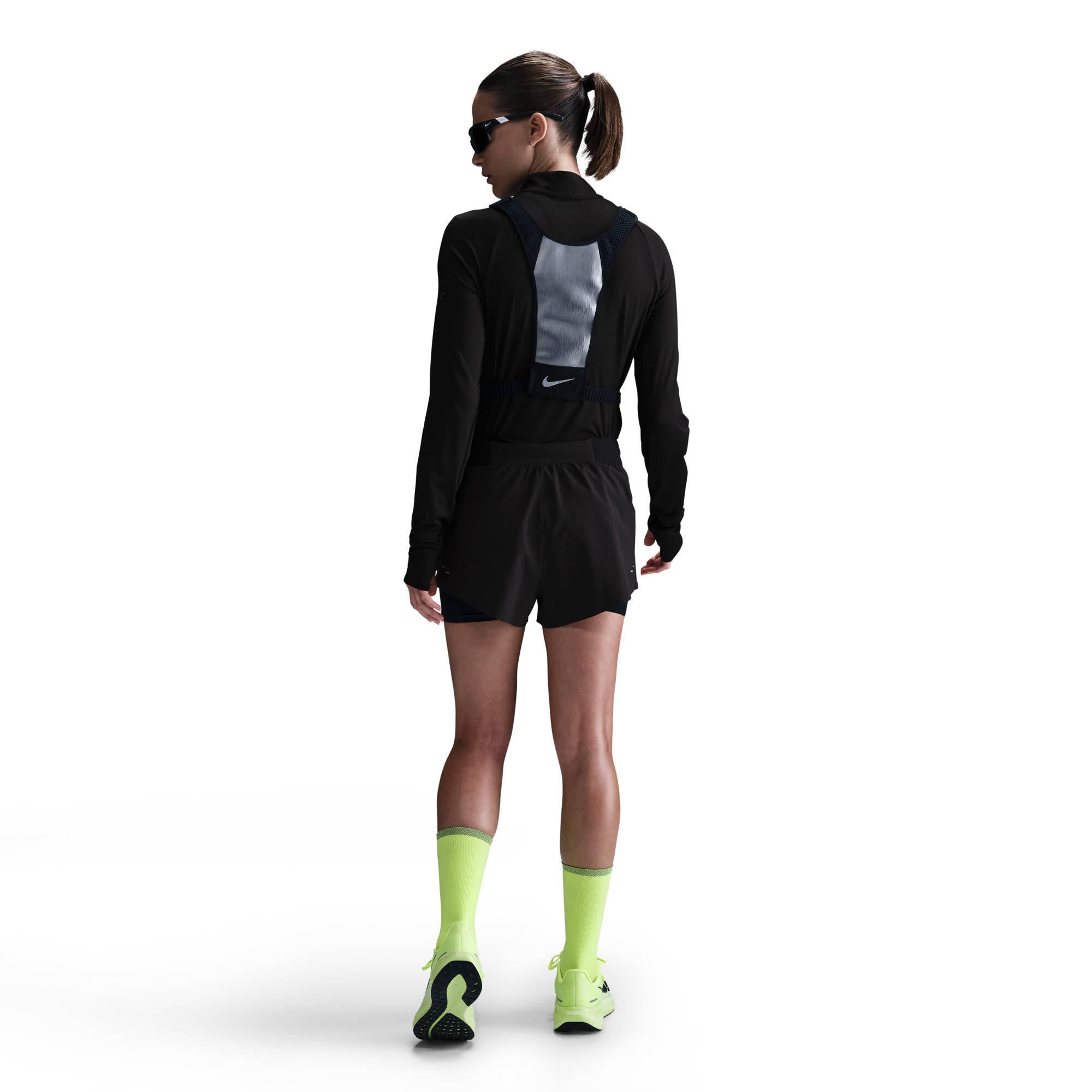 Funktionsshorts mit Dri-FIT - 010-BLACK/REFLECTIVE SILV - Schwarz