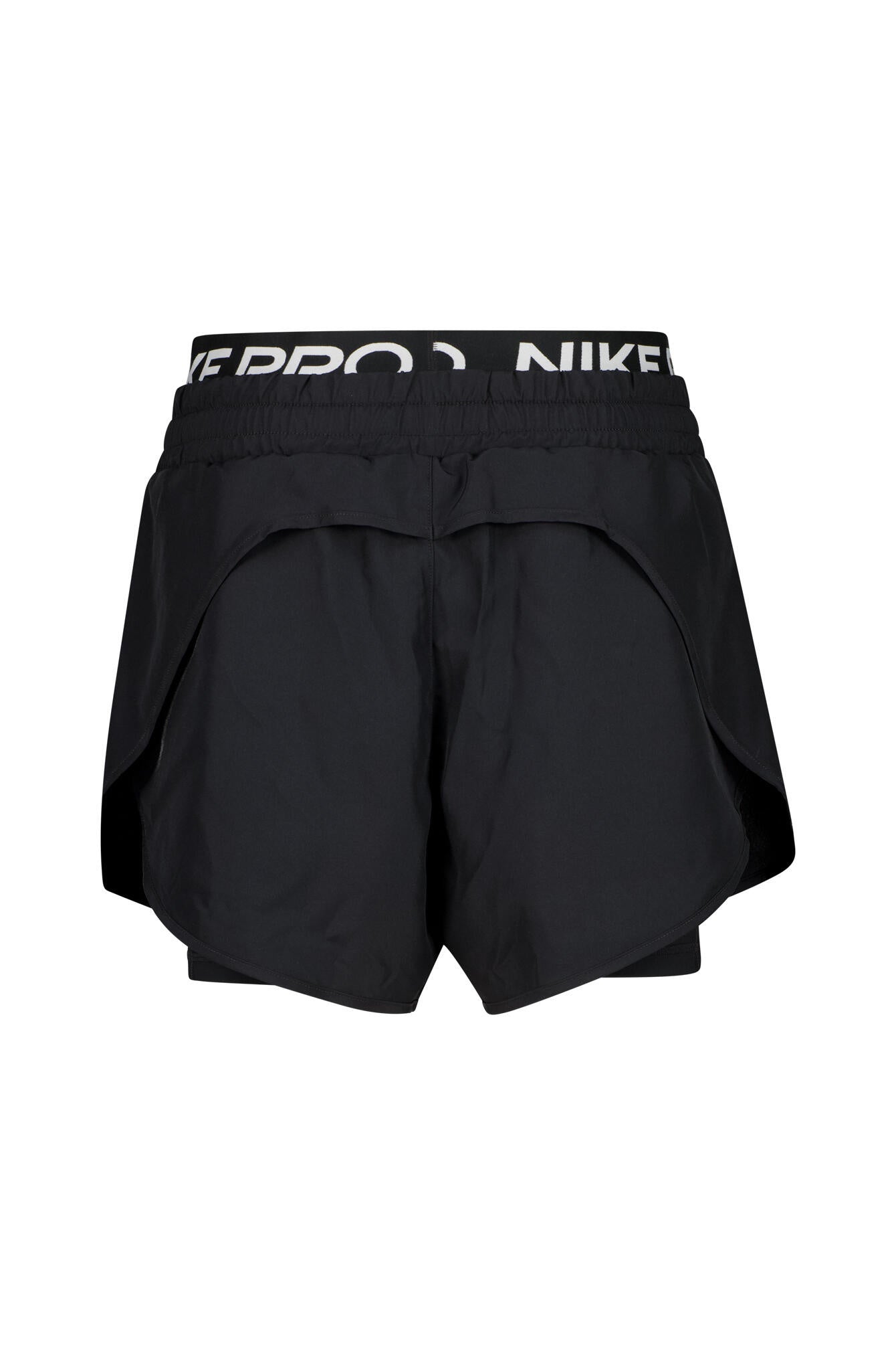 Funktionsshorts 2in1 SHORT TT - 010-BLACK/WHITE - Schwarz