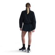 Trainingsjacke oversized mit Stehkragen - 010-BLACK/WHITE - Schwarz