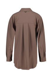 Longsleeve DRI-FIT Nike 24.7 - 004-IRONSTONE/IRONSTONE - Braun