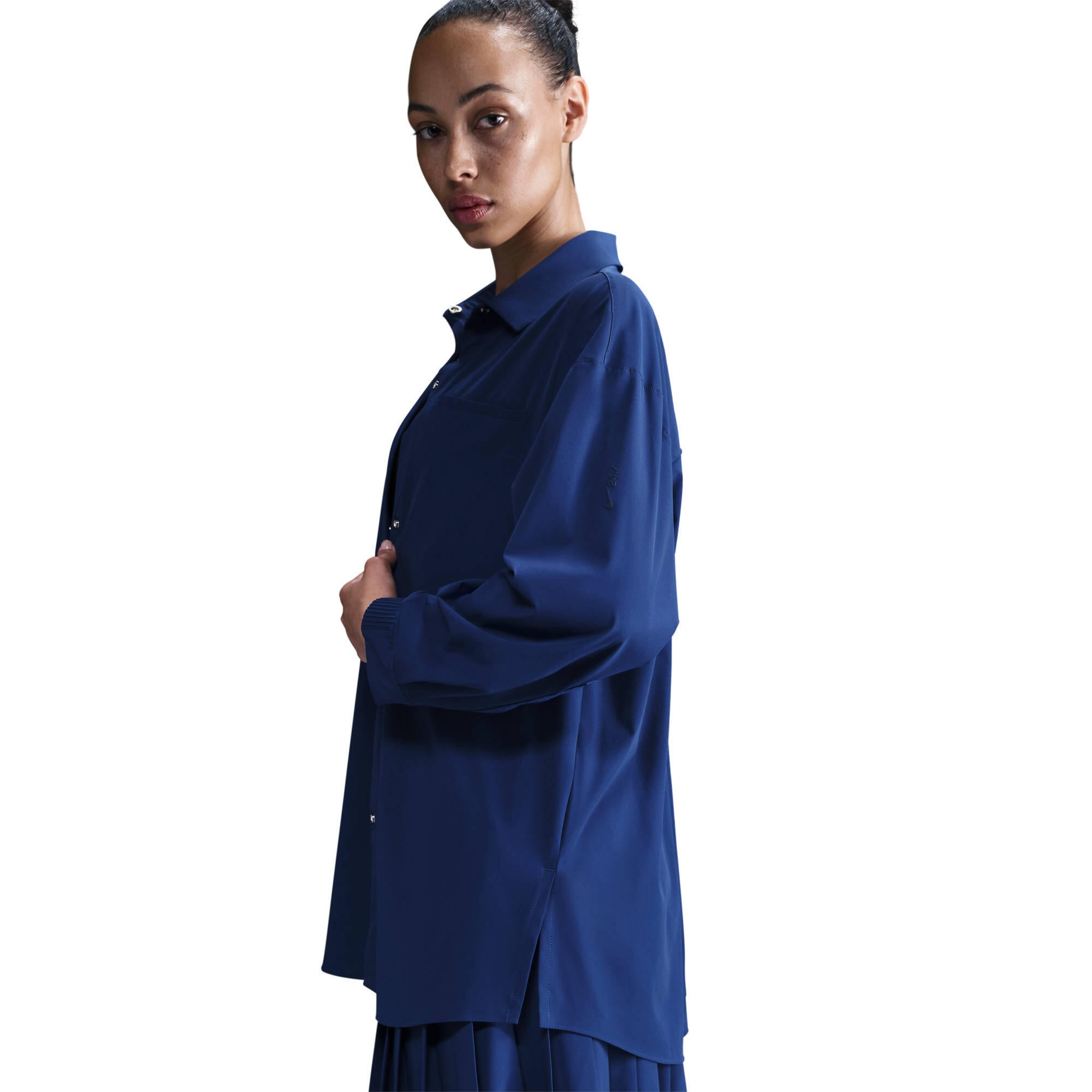 Longsleeve DRI-FIT Nike 24.7 - 455-DEEP ROYAL BLUE/DEEP ROYAL - Blau