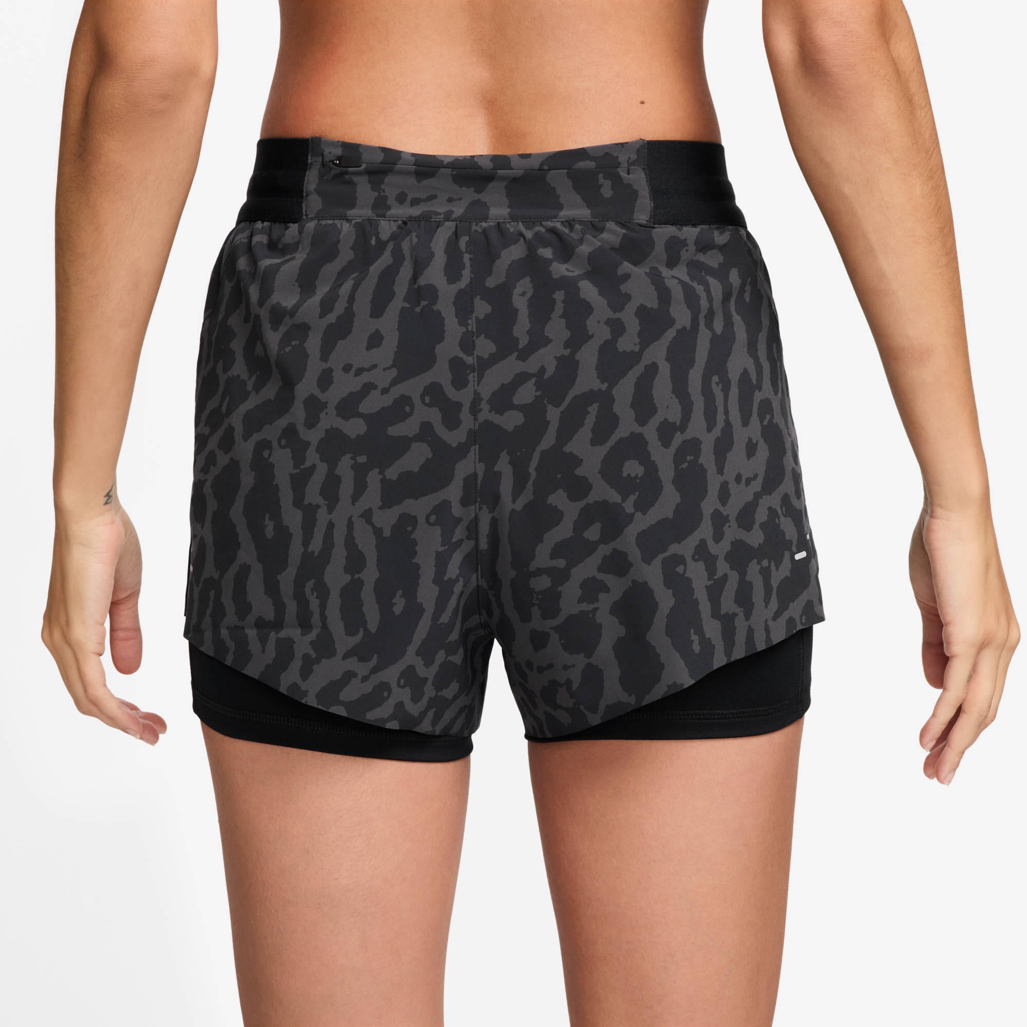 Laufshorts 2-in-1 Dri-FIT - 010-BLACK/BLACK/REFLECTIVE SIL - Grau