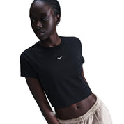 T-Shirt aus Baumwollmix - 011-BLACK/SAIL - Schwarz