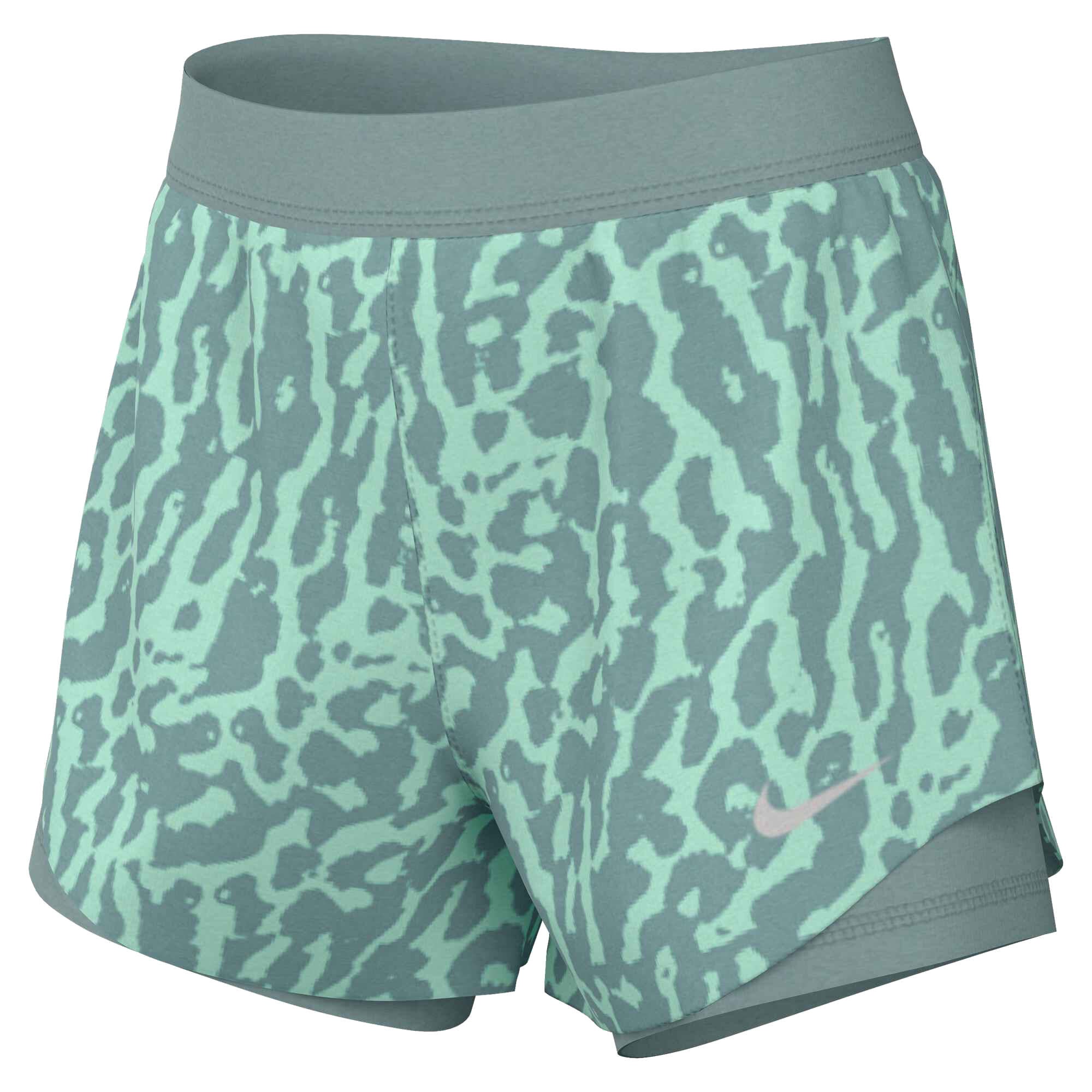 Laufshorts 2-in-1 Dri-FIT - 353-MINT FOAM/CANNON/REFLECTIV - Türkis