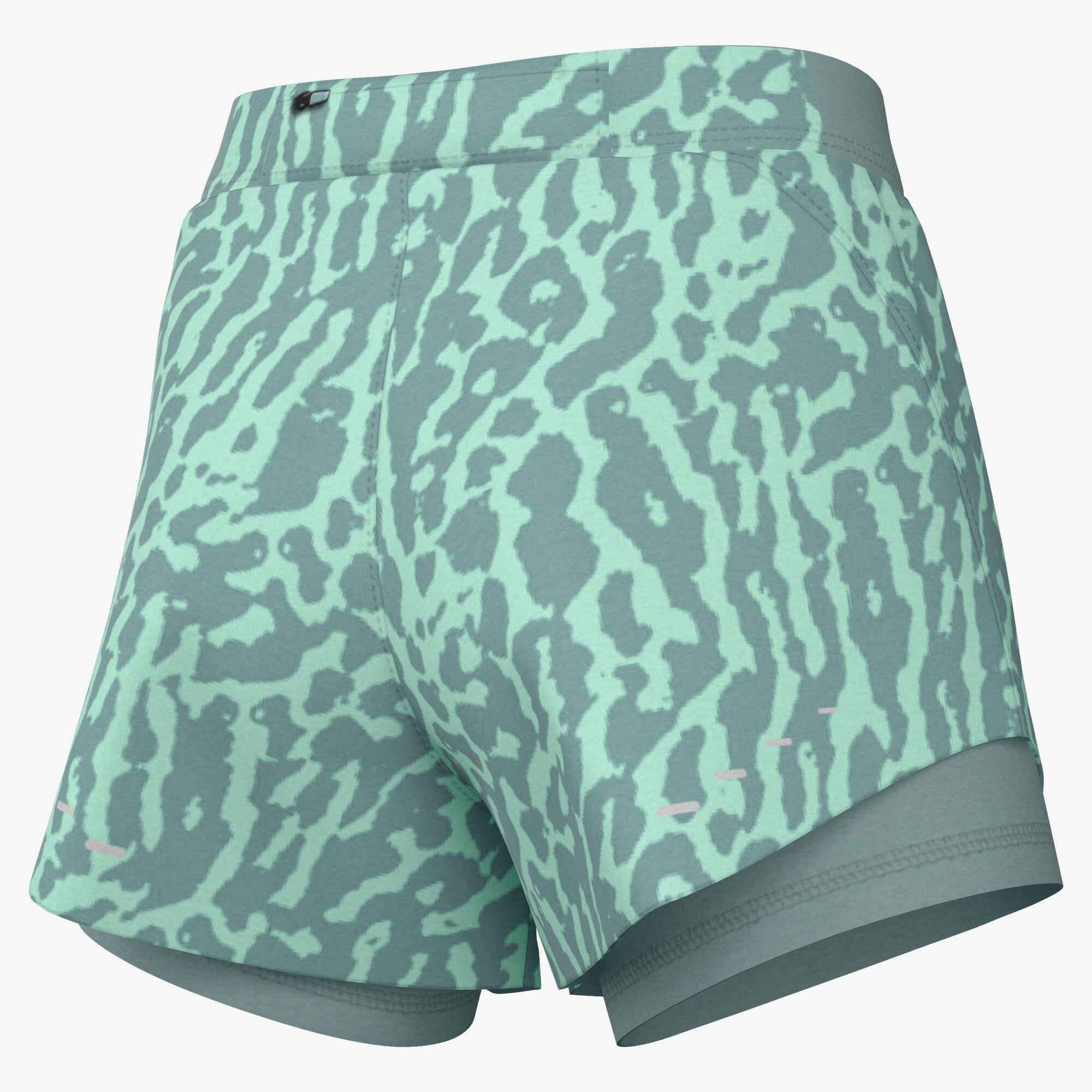Laufshorts 2-in-1 Dri-FIT - 353-MINT FOAM/CANNON/REFLECTIV - Türkis