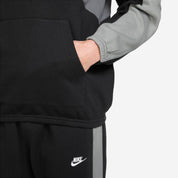 Trainingsanzug NIKE CLUB - 010-BLACK/LT SMOKE GREY/SMOKE - Schwarz