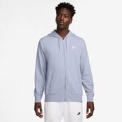 Sweatshirtjacke aus Baumwollmix - 057-GHOST/GHOST/WHITE - Blau