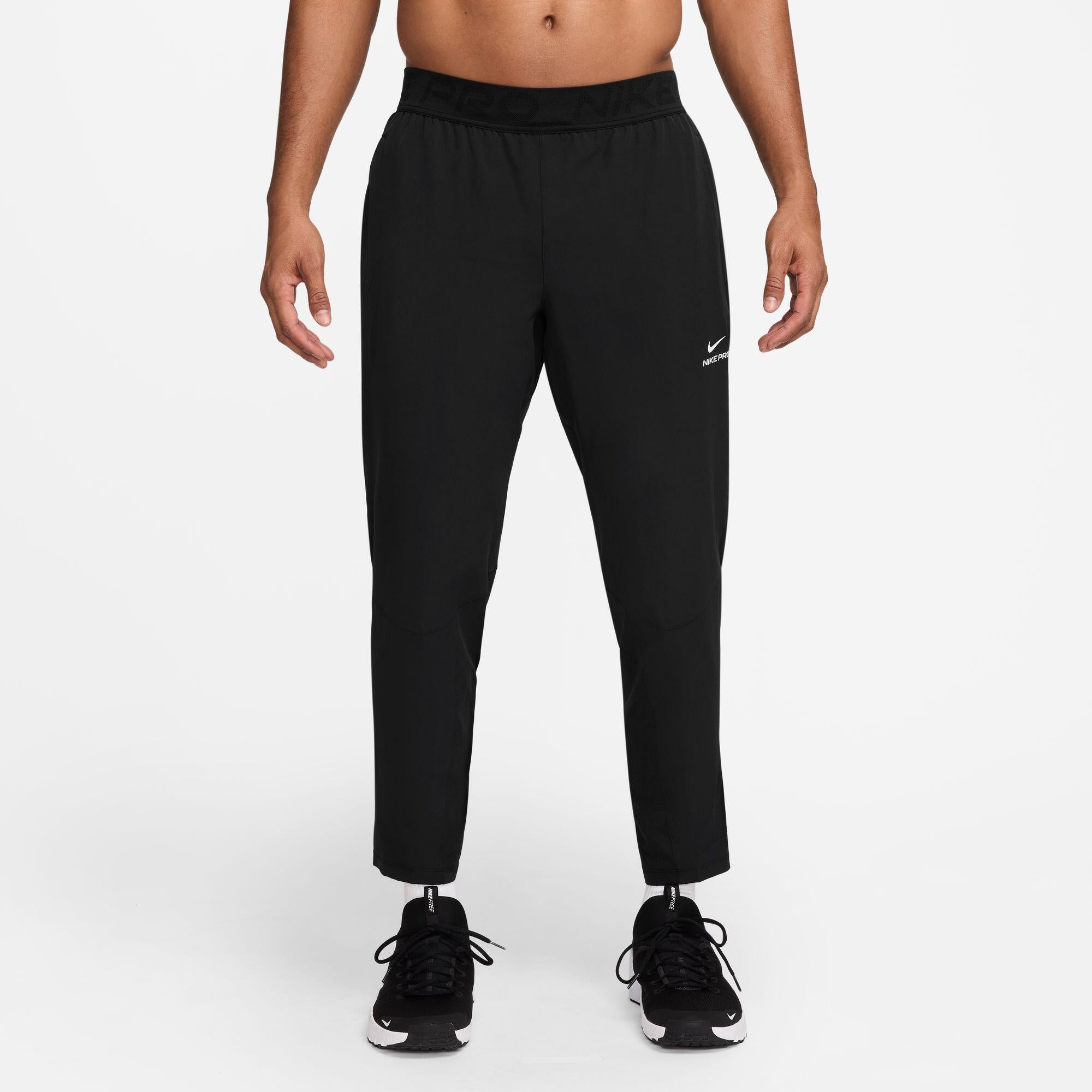 Funnktionshose DRI-FIT - 010-BLACK/WHITE - Schwarz