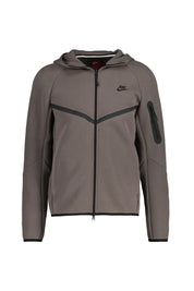 Trainingsjacke aus Baumwollmix - 289-CAVE STONE/BLACK - Grau