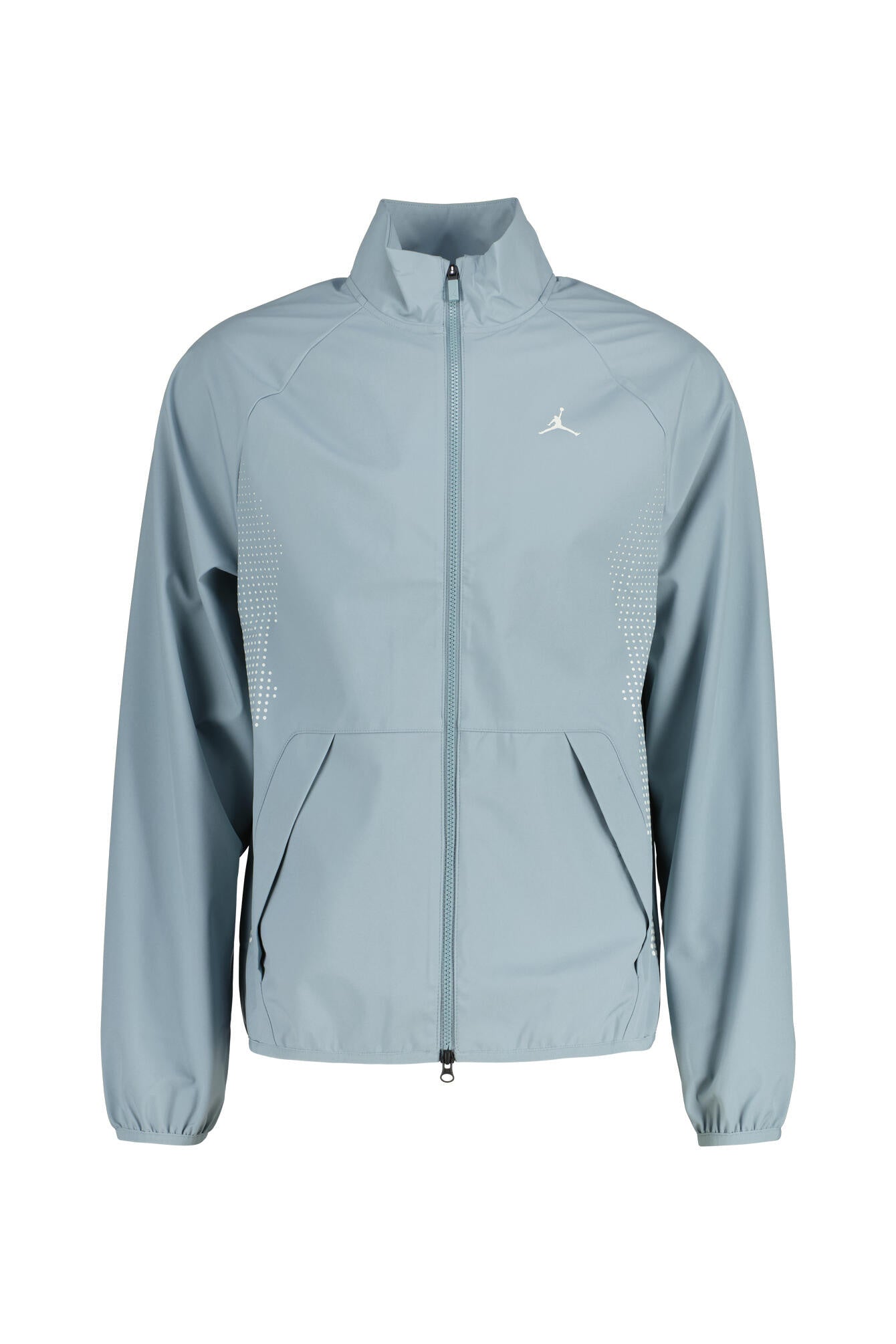 Trainingsjacke mit Stehkragen - 041-AVIATOR GREY/LIGHT SILVER/ - Blau