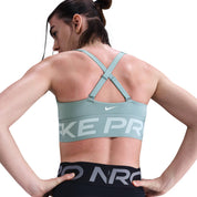 Sport-BH NIKE PRO INDY PLUNGE - 017-CANNON/JADE ICE/WHITE - Türkis