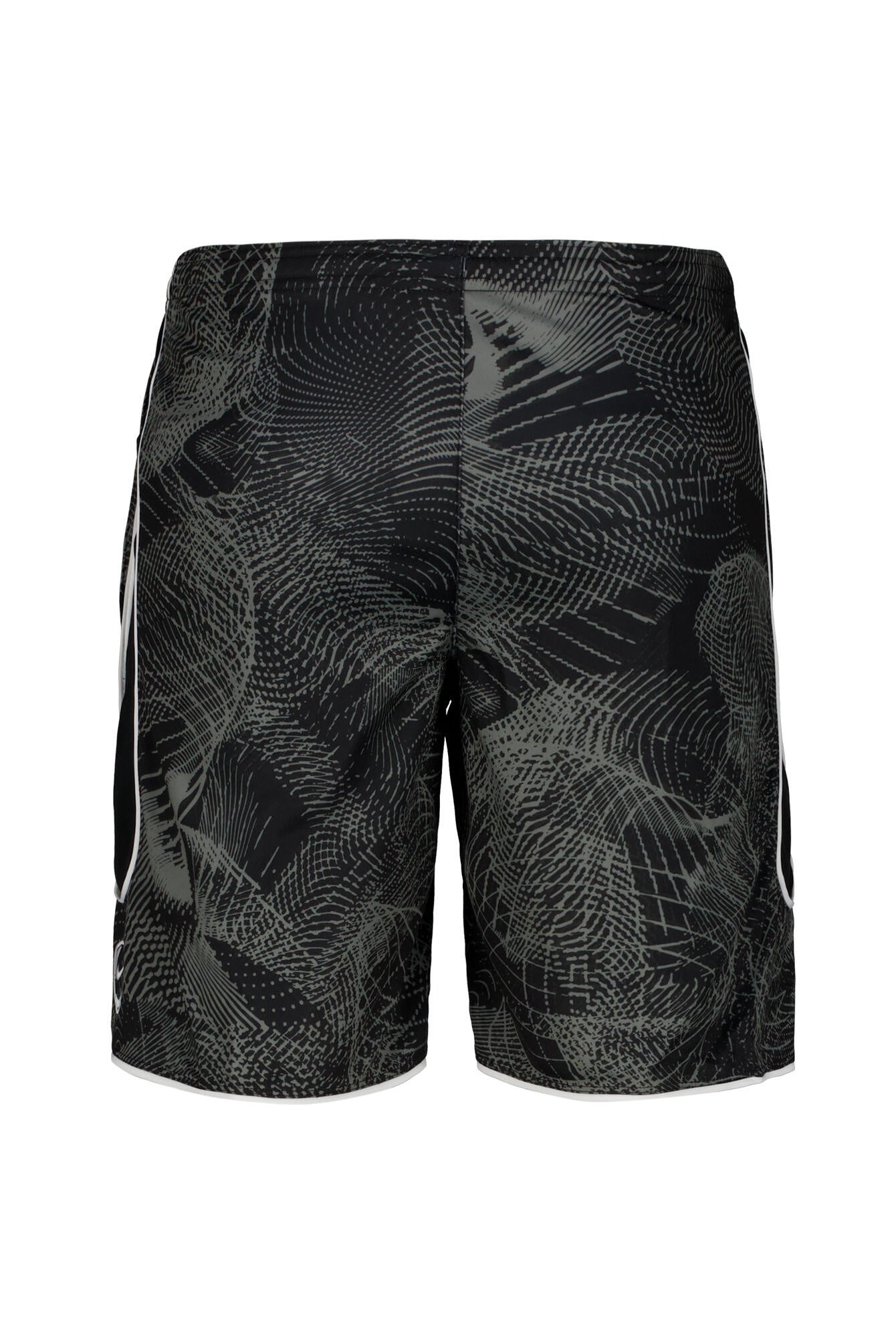 Funktionsshorts Slim Fit - 060-ANTHRACITE/BLACK/WHITE/WHI - Schwarz