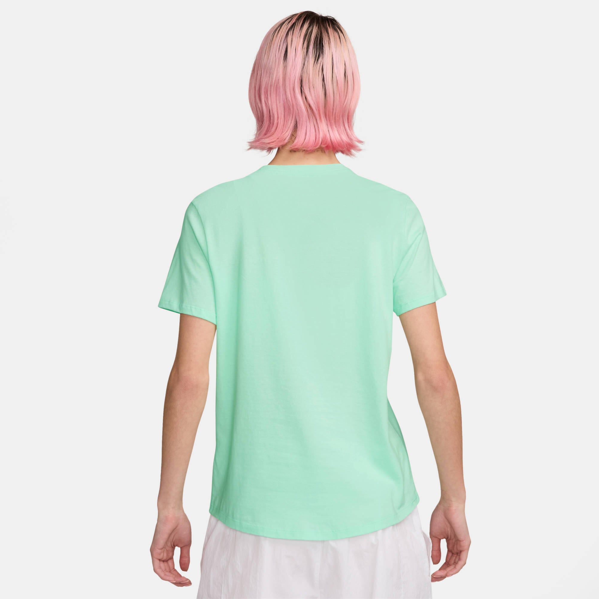 T-Shirt aus Baumwolle - 353-MINT FOAM - Grün