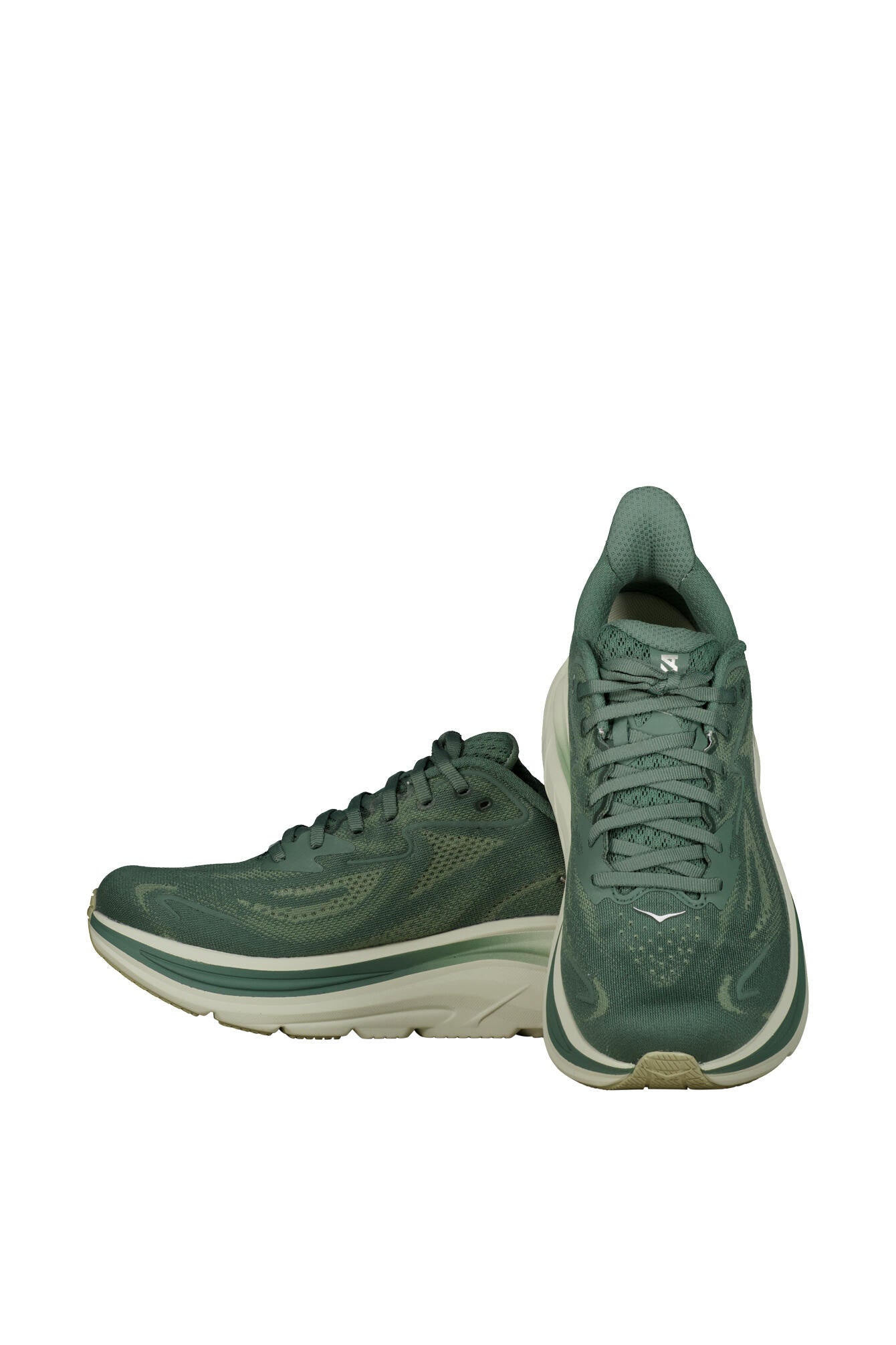 Laufschuhe CLIFTON 10 - FFF-FERN / TRUFFLE SALT - Grün