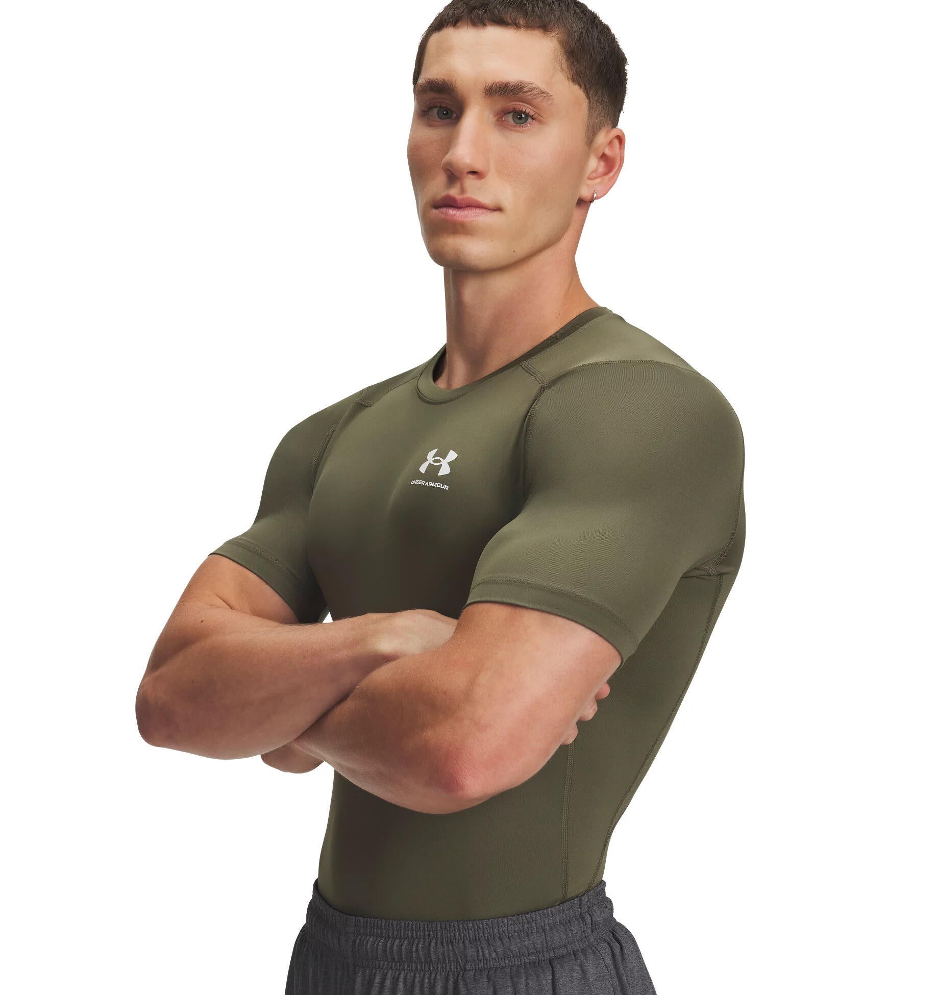 Funktionsshirt mit Heatgear - 391-MARINE OD GREEN - Grün