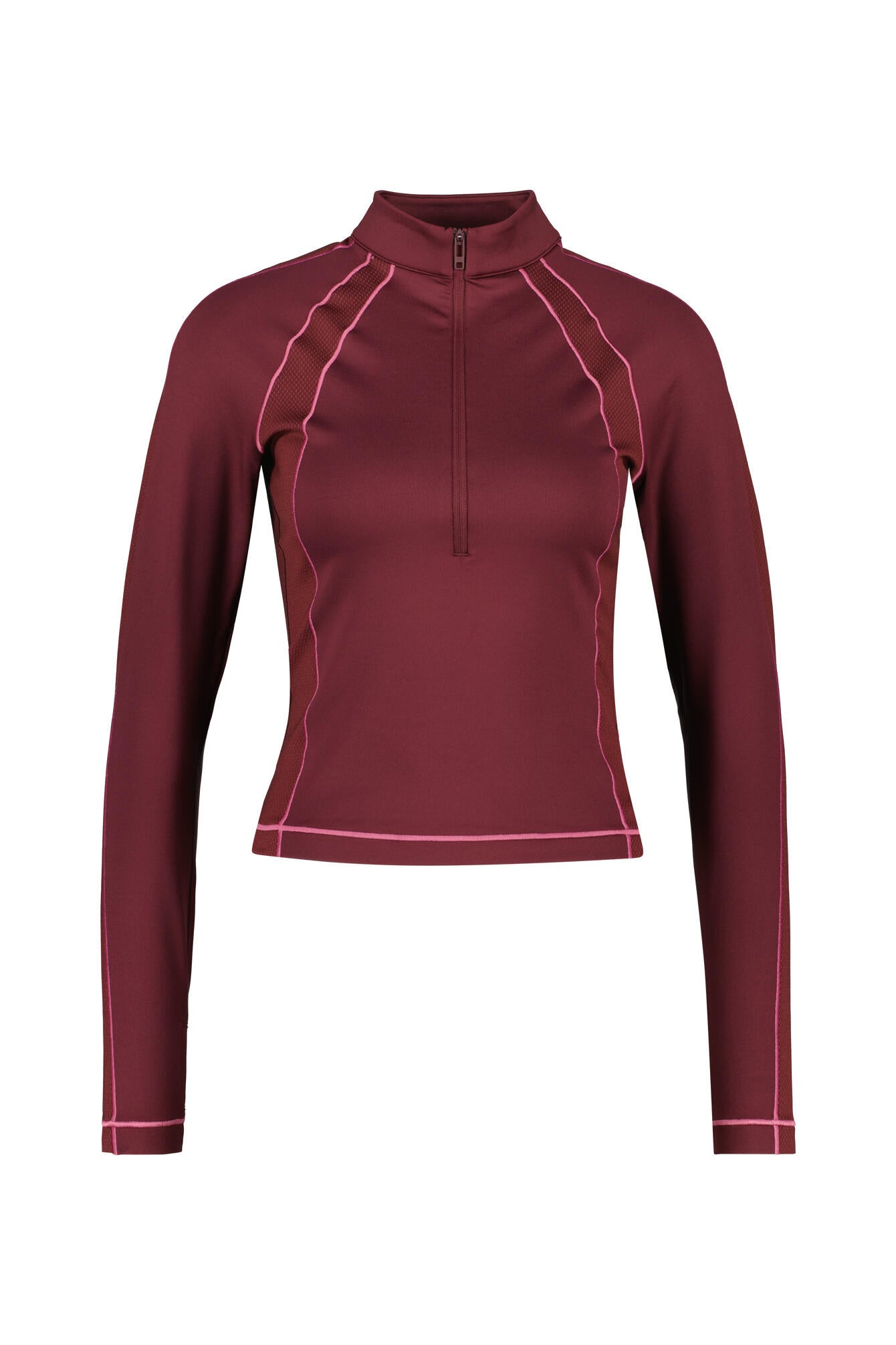 Funktionsshirt COLDGEAR TEXTURED - 600-DARK MAROON - Rot