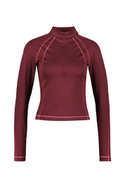 Funktionsshirt COLDGEAR TEXTURED - 600-DARK MAROON - Rot