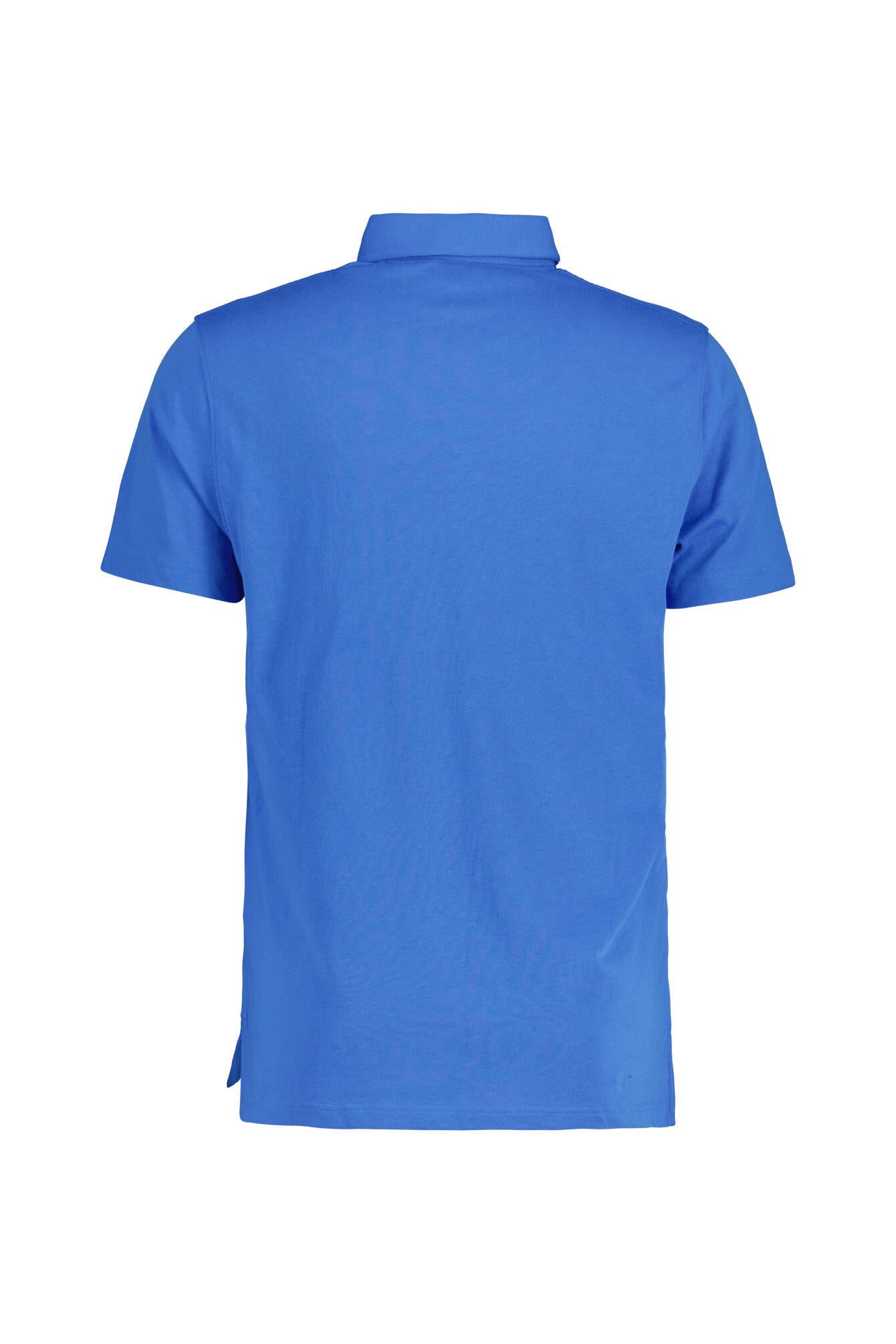 Poloshirt aus Baumwollmix - 402-BLUE ATLANTIS - Blau