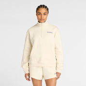Sweatshirt REIMAGINED aus Bauwmollmix - LIN-Beige - Creme