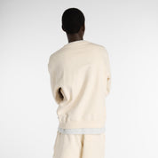 Sweatshirt aus Baumwolle - PEF-White - Creme