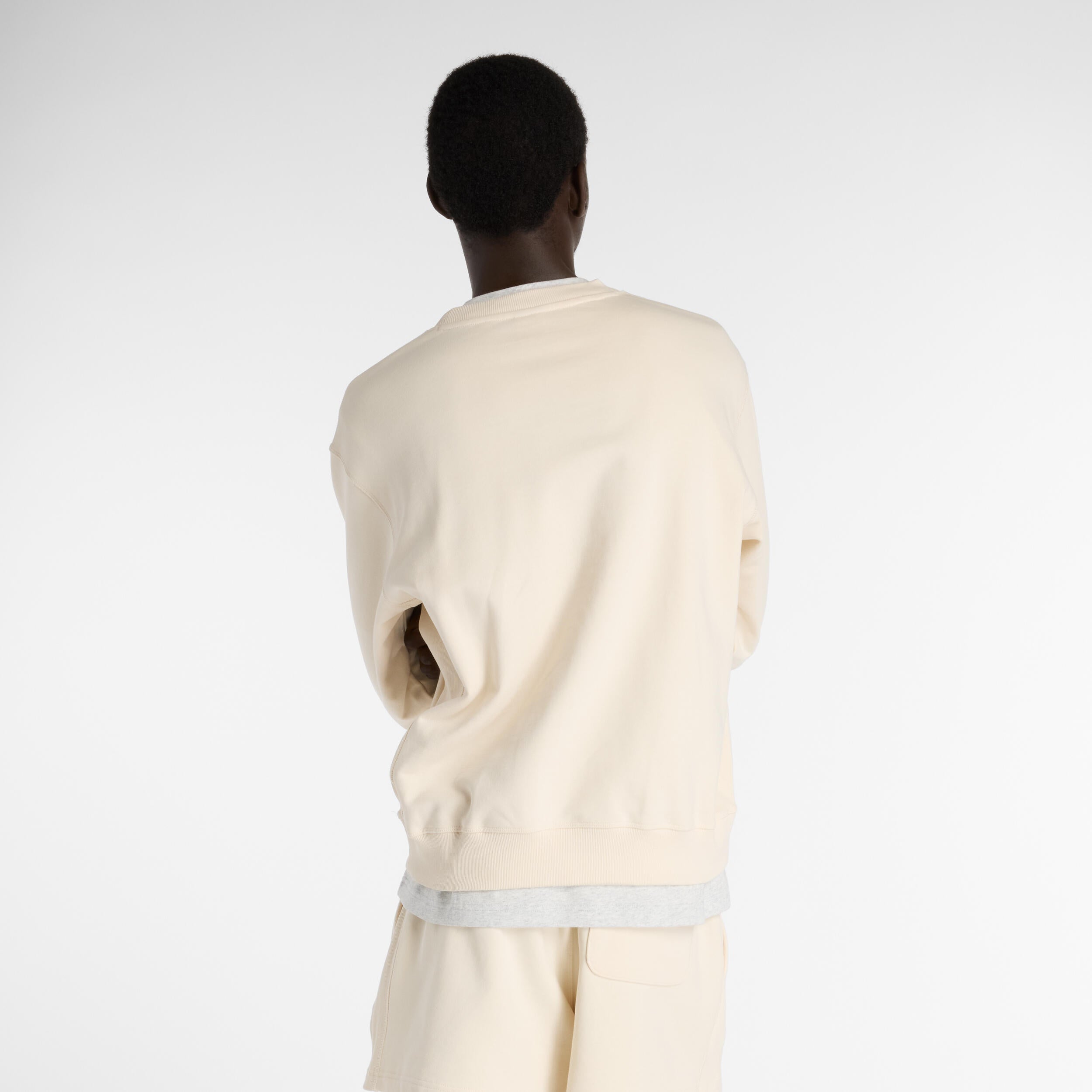 Sweatshirt aus Baumwolle - PEF-White - Creme