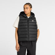 Steppweste mit Kapuze - BK-Black - Schwarz