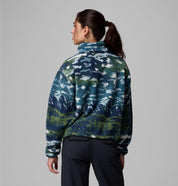 Fleecepullover HELVETIA II - 492-Everblue Sisters, Rain For - Blau