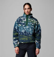 Fleecepullover HELVETIA II - 492-Everblue Sisters, Rain For - Blau
