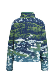 Fleecepullover HELVETIA II - 492-Everblue Sisters, Rain For - Blau