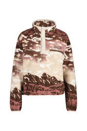 Fleecepullover HELVETIA II - 256-Tobacco Sisters, Dark Ston - Rot