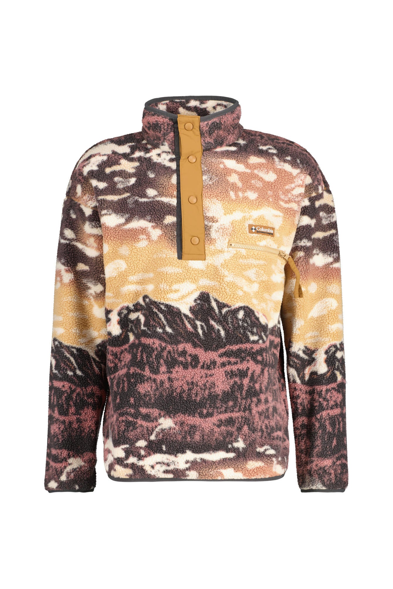 Fleecejacke HELVITIA II - 225-Camel Brown Sisters - Braun