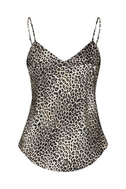 Camisole mit Leoprint-Muster - 08 Leo - Beige