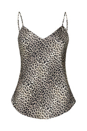 Camisole mit Leoprint-Muster - 08 Leo - Beige