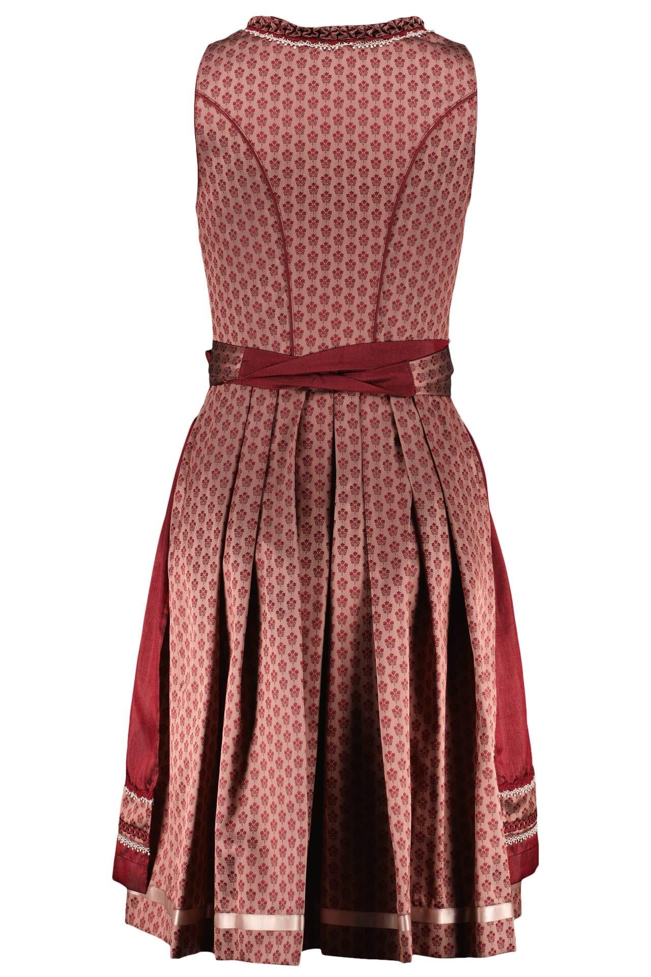 Dirndl - 0090 Bordeaux - Rot | Beige | Braun