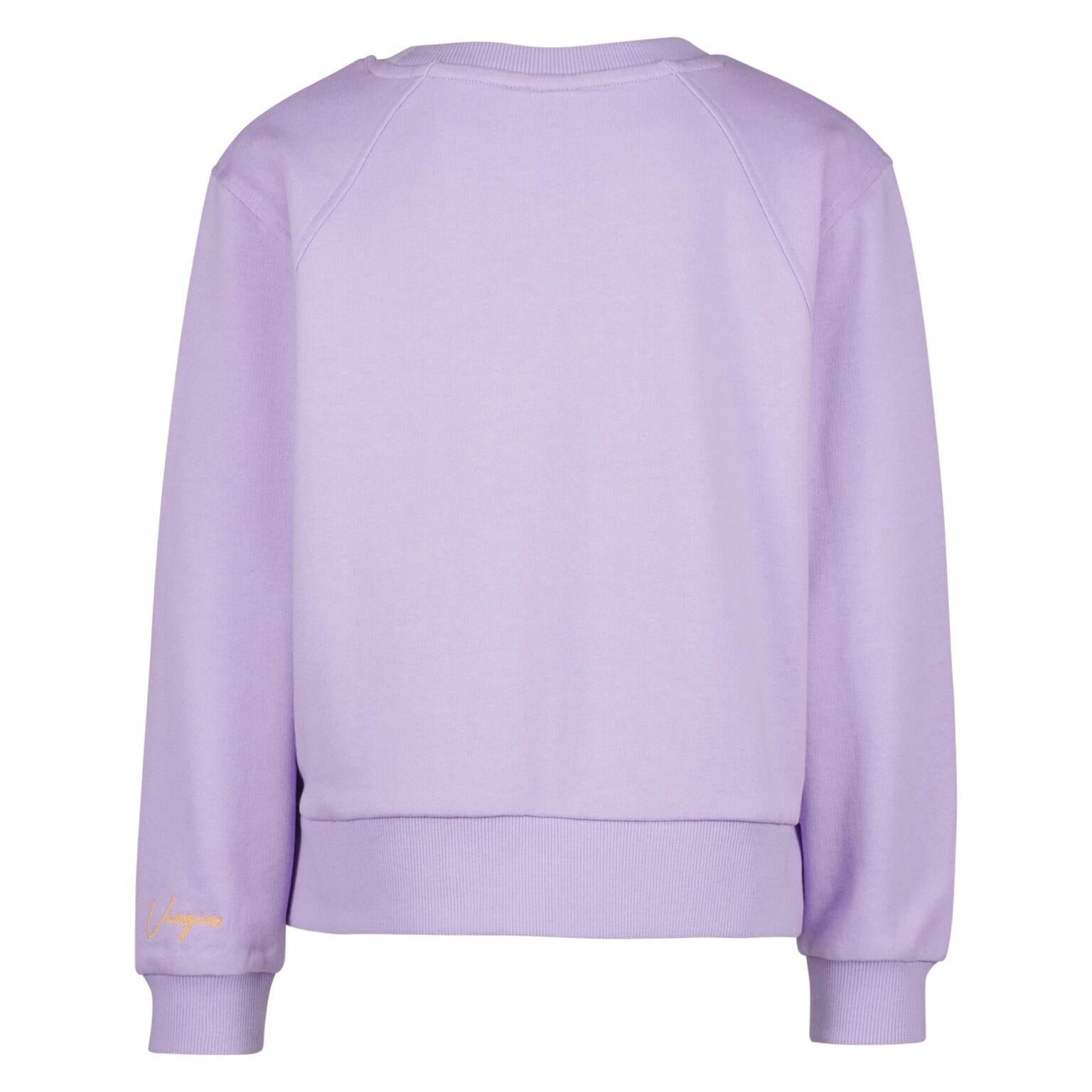 Sweatshirt mit Wording - 833 True Lilac - Violett