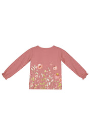 Langarm Shirt - Old Rose - Rosa