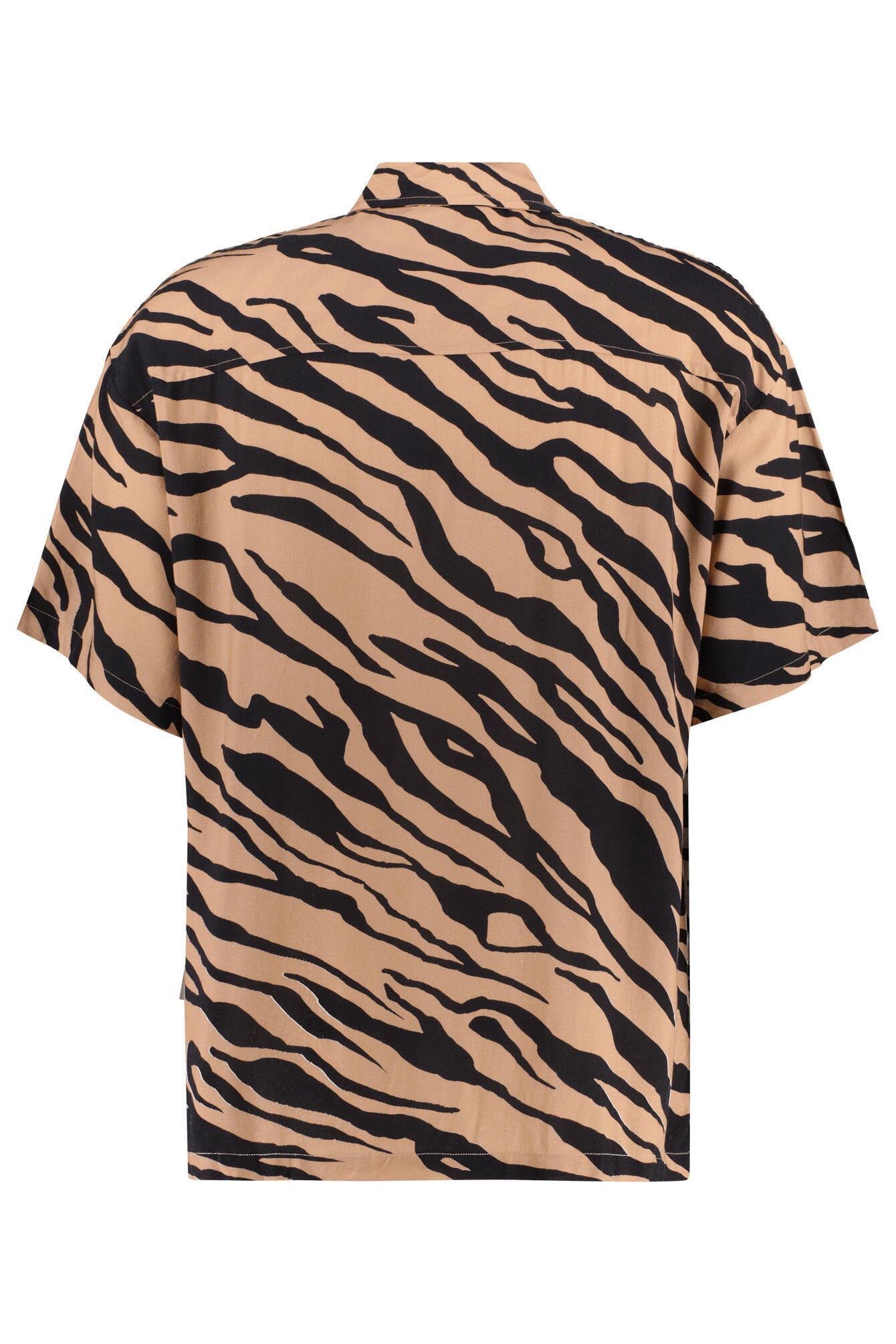 Freizeithemd Zebra Muster - Brown/Black - Braun | Schwarz