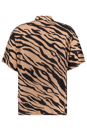 Freizeithemd Zebra Muster - Brown/Black - Braun | Schwarz