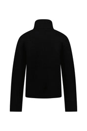 Rollkragenpullover - 801 Black - Schwarz