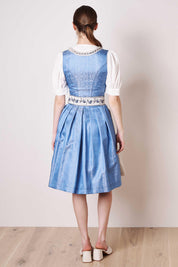 Dirndl Dorea 60 cm - 0008 Blau - Blau | Creme