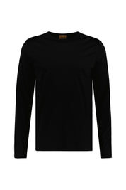 Langarmshirt - 801 Black - Schwarz