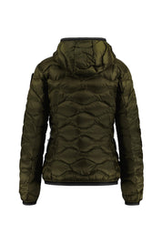 Gesteppte Daunenjacke - 659 Dark Olive - Grün