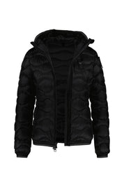 Gesteppte Daunenjacke - 999 Black - Schwarz