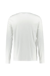 Langarmshirt - 101 White - Weiß