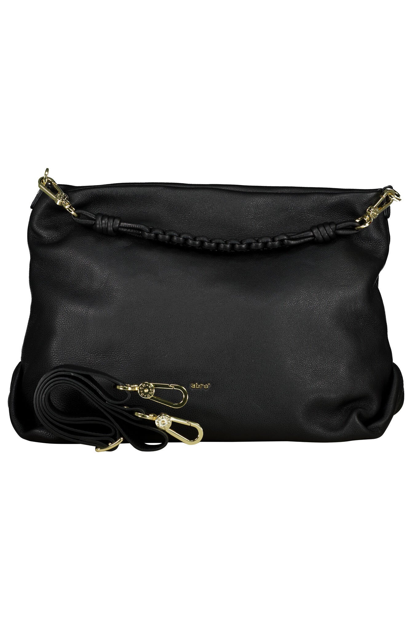 Hobo bag POPPY - 10 Black/Gold - Schwarz | Gold