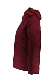 Outdoor-Daunenjacke - Deep Heather - Rot
