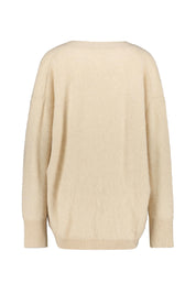 Feiner Strickpullover aus Kaschmirmix - 110 Oat - Beige