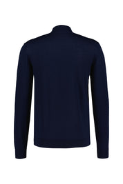 Pullover aus Merinowolle - 24 Navy - Blau