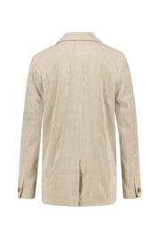 Blazer mit aufgesetzten Taschen - 241 Mushroom - Beige